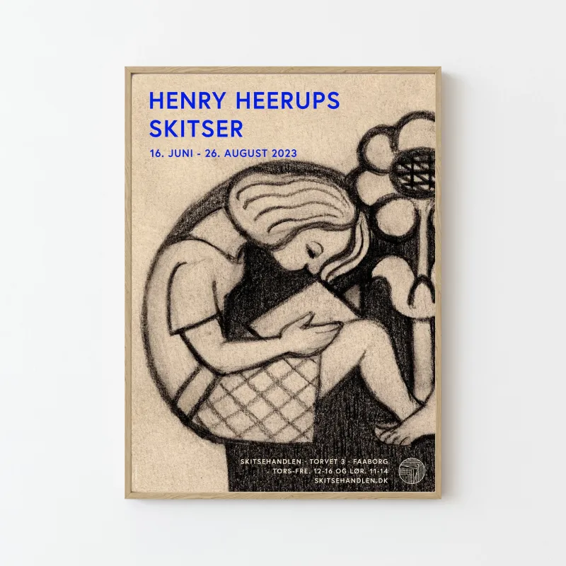 Henry Heerup: Henry Heerups skitser (udstillingsplakat)
