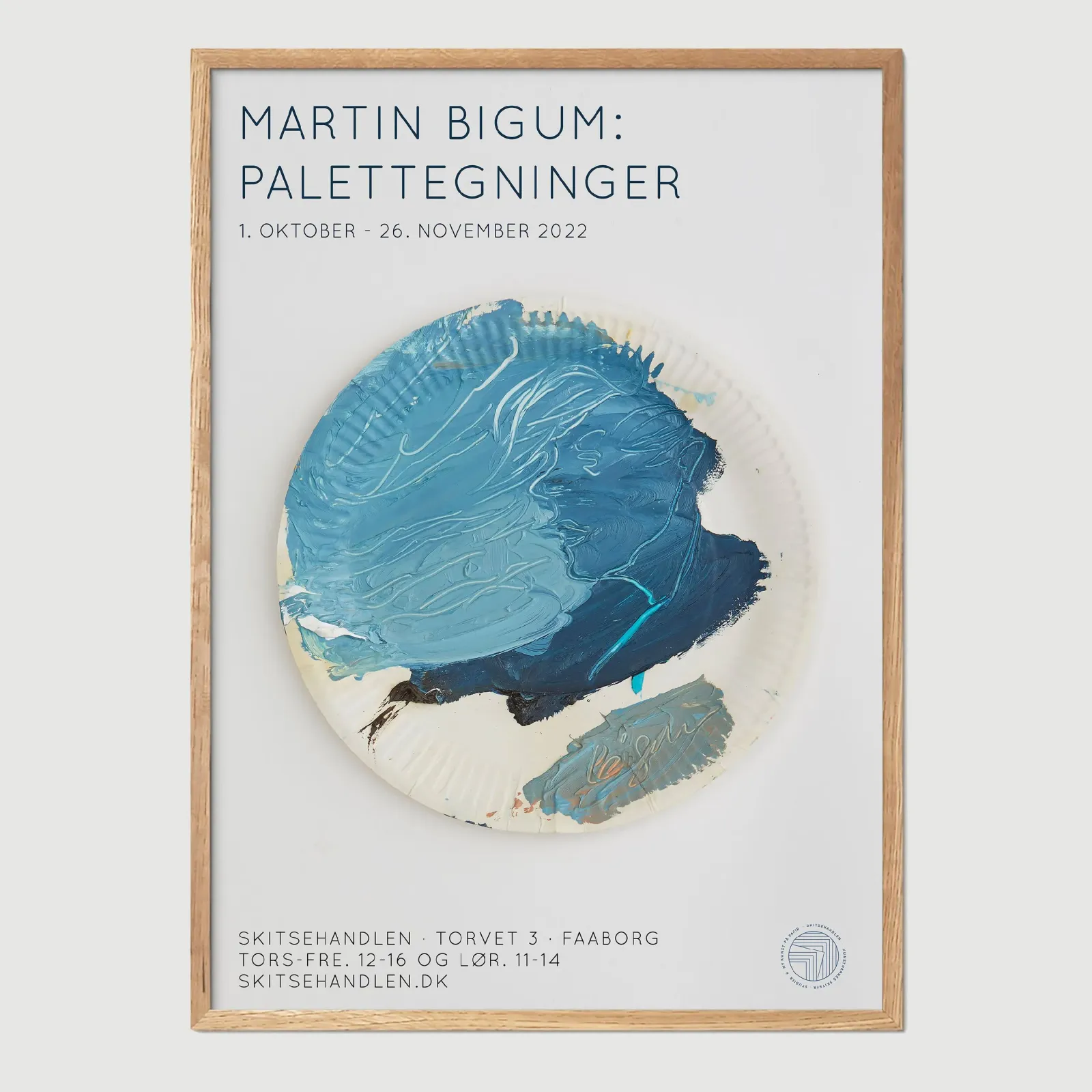 Martin Bigum: Palettegninger (udstillingsplakat)